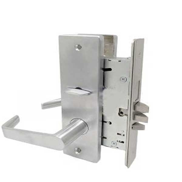 Falcon - MA531P-DN - Dane Napa Mortise Lock - 626 - Satin Chrome - Apartment Corridor - Grade 1 - UHS Hardware