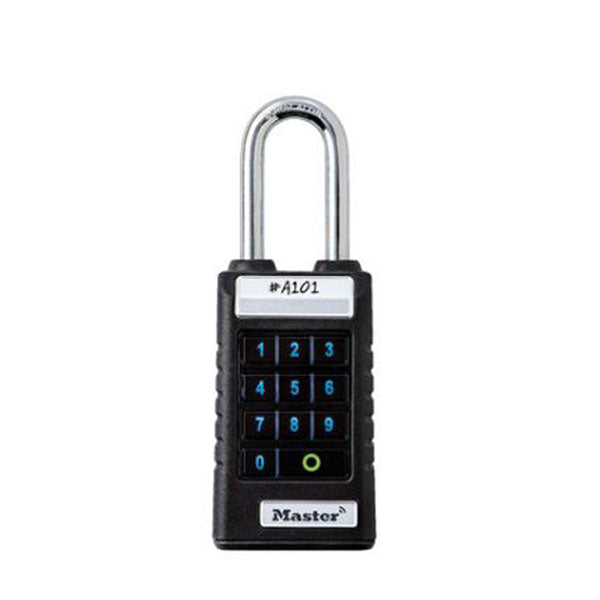 Master Lock - 6400LJENT - ProSeries - Extended Shackle Padlock - Bluetooth - Outdoors - Keyless - UHS Hardware Master Lock - 6400LJENT - ProSeries - Extended Shackle Padlock - Bluetooth - Outdoors - Keyless - UHS Hardware
