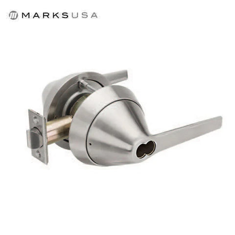 Marks USA - 195SSF - Institutional Series Lifesaver Cylindrical Lever Set - SFIC - Anti-Ligature - Storeroom - Grade 1 - UHS Hardware Marks USA - 195SSF - Institutional Series Lifesaver Cylindrical Lever Set - SFIC - Anti-Ligature - Storeroom - Grade 1 - UHS Hardware