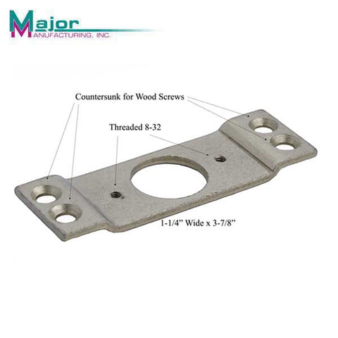 Major Mfg - LMB-10 - Lock Mounting Bracket For Tubular Latch In Wood Doors - UHS Hardware Major Mfg - LMB-10 - Lock Mounting Bracket For Tubular Latch In Wood Doors - UHS Hardware
