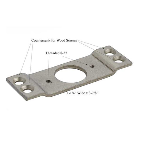 Major Mfg - LMB-10 - Lock Mounting Bracket For Tubular Latch In Wood Doors - UHS Hardware Major Mfg - LMB-10 - Lock Mounting Bracket For Tubular Latch In Wood Doors - UHS Hardware