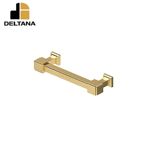 Deltana - Decorative Cabinet Pull - 4" - Manhattan - Solid Brass - Optional Finish Deltana - Decorative Cabinet Pull - 4" - Manhattan - Solid Brass - Optional Finish