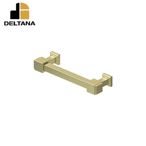 Deltana - Decorative Cabinet Pull - 4" - Manhattan - Solid Brass - Optional Finish Deltana - Decorative Cabinet Pull - 4" - Manhattan - Solid Brass - Optional Finish