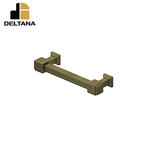 Deltana - Decorative Cabinet Pull - 4" - Manhattan - Solid Brass - Optional Finish Deltana - Decorative Cabinet Pull - 4" - Manhattan - Solid Brass - Optional Finish