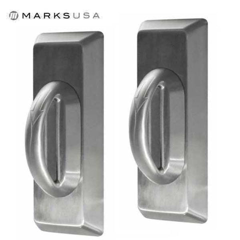 Marks USA -195BHN - Lifesaver D-Lig Slide Behavioral Health Lockset - 32D - Satin Stainless - Passage - Grade 1 - UHS Hardware Marks USA -195BHN - Lifesaver D-Lig Slide Behavioral Health Lockset - 32D - Satin Stainless - Passage - Grade 1 - UHS Hardware