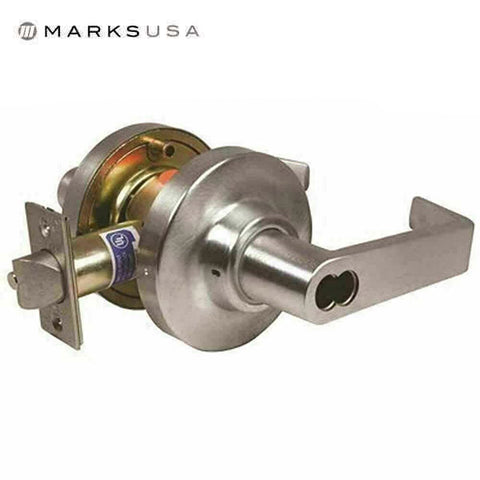 Marks USA - 195RF - Commercial Lever Set - LFIC - 2 3/4" Backset - 26D - Corbin 6 Pin IC Prep- Storeroom - Grade 1 - UHS Hardware Marks USA - 195RF - Commercial Lever Set - LFIC - 2 3/4" Backset - 26D - Corbin 6 Pin IC Prep- Storeroom - Grade 1 - UHS Hardware