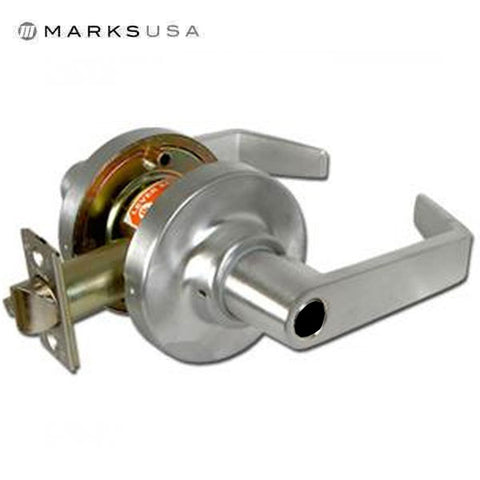 Marks USA -195S - Commercial Lever - 2 3/4" Backset - 26D - No Cylinder - Classroom- Grade 1 - UHS Hardware Marks USA -195S - Commercial Lever - 2 3/4" Backset - 26D - No Cylinder - Classroom- Grade 1 - UHS Hardware