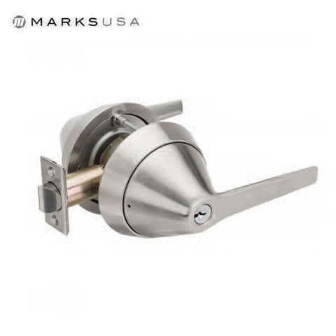 Marks USA -195SSF - Institutional Series Lifesaver Cylindrical Leverset - Storeroom - Grade 1 - UHS Hardware Marks USA -195SSF - Institutional Series Lifesaver Cylindrical Leverset - Storeroom - Grade 1 - UHS Hardware
