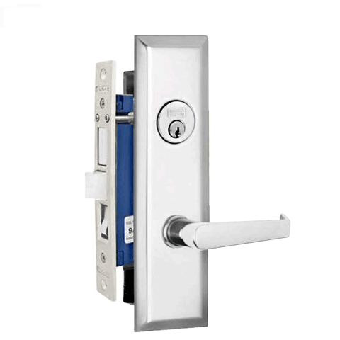 Marks USA - 7NY92F-26D - New York Mortise Lever Lock - 26D - 1-1/4" X 8"- Dormitory - RH - UHS Hardware Marks USA - 7NY92F-26D - New York Mortise Lever Lock - 26D - 1-1/4" X 8"- Dormitory - RH - UHS Hardware