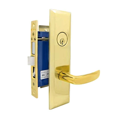 Marks USA - 9NY96A-3 - New York Mortise Lever Lock - U3 - 1-1/4" X 8"- Entrance - LH - UHS Hardware Marks USA - 9NY96A-3 - New York Mortise Lever Lock - U3 - 1-1/4" X 8"- Entrance - LH - UHS Hardware
