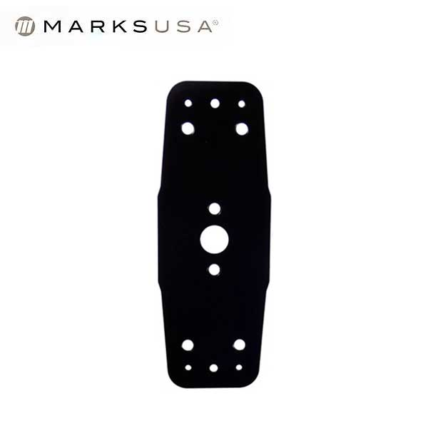 Marks USA - E7071 - Rim Exit Device Adapter Plate For Von Duprin 99, Marks M9900, Detex 10 - Dark Bronze - UHS Hardware Marks USA - E7071 - Rim Exit Device Adapter Plate For Von Duprin 99, Marks M9900, Detex 10 - Dark Bronze - UHS Hardware