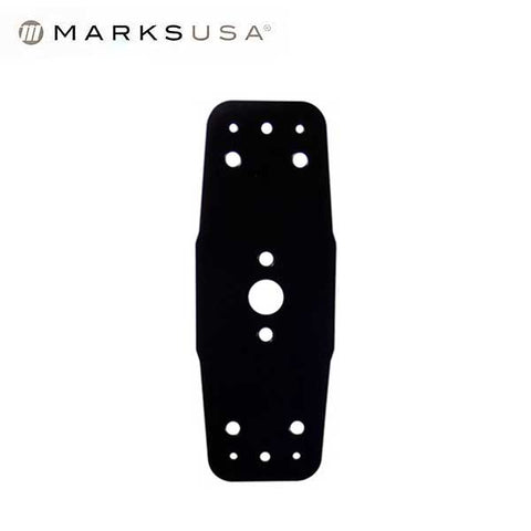 Marks USA - E7071 - Rim Exit Device Adapter Plate For Von Duprin 99, Marks M9900, Detex 10 - Dark Bronze - UHS Hardware Marks USA - E7071 - Rim Exit Device Adapter Plate For Von Duprin 99, Marks M9900, Detex 10 - Dark Bronze - UHS Hardware