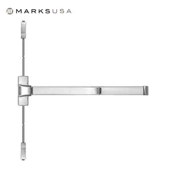 Marks USA - M9900-VR - Vertical Rod Exit Device - 32D Satin Stainless - 36" - Grade 1 - UHS Hardware Marks USA - M9900-VR - Vertical Rod Exit Device - 32D Satin Stainless - 36" - Grade 1 - UHS Hardware