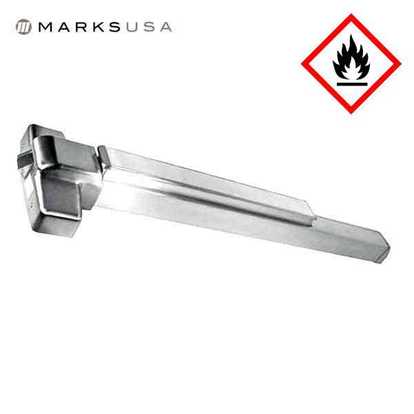 Marks USA - M9900F - Rim Panic Exit Device - 32D Satin Stainless - 36" - Grade 1 - Fire Rated - UHS Hardware Marks USA - M9900F - Rim Panic Exit Device - 32D Satin Stainless - 36" - Grade 1 - Fire Rated - UHS Hardware
