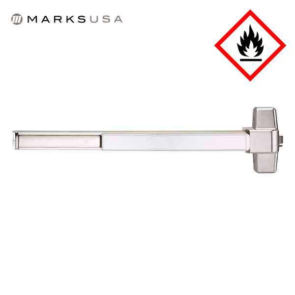 Marks USA - M9900F - Rim Panic Exit Device - 48" - Fire Rated - 32D Satin Stainless - Grade 1 - UHS Hardware Marks USA - M9900F - Rim Panic Exit Device - 48" - Fire Rated - 32D Satin Stainless - Grade 1 - UHS Hardware