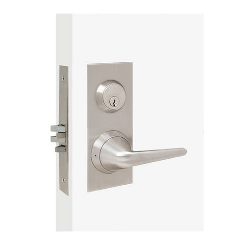 TownSteel - MRX-S - 5-Point Ligature Resistant Mortise Lock with Arch Sectional Trim - Optional Function - Optional Handing - Fire Rated - Stainless Steel - Grade 1 TownSteel - MRX-S - 5-Point Ligature Resistant Mortise Lock with Arch Sectional Trim - Optional Function - Optional Handing - Fire Rated - Stainless Steel - Grade 1