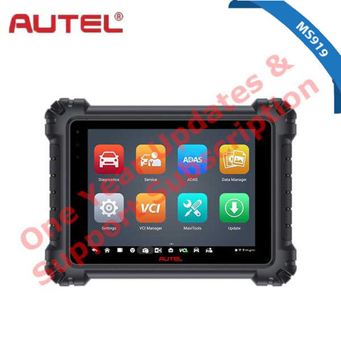 Autel - MaxiSYS MS919 - Advanced Smart Diagnostic Tool - Updates & Support Sub - 1 YEAR - UHS Hardware Autel - MaxiSYS MS919 - Advanced Smart Diagnostic Tool - Updates & Support Sub - 1 YEAR - UHS Hardware