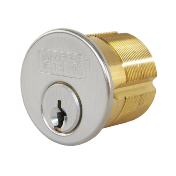 Marks USA - 2182-26D-1C - Mortise Cylinder - 1-1/8" - KD - 26D - Satin Chrome - UHS Hardware