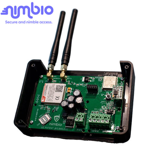 NIMBIO - Cellular Keyless Entry System - Make any Gate, Building, or Entry smart NIMBIO - Cellular Keyless Entry System - Make any Gate, Building, or Entry smart