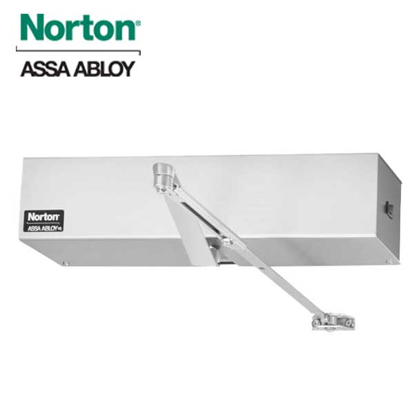 Norton - 5630 - Low-Energy Push Side Door Operator - Double Lever Arm - Interior Doors - Satin Aluminum - UHS Hardware Norton - 5630 - Low-Energy Push Side Door Operator - Double Lever Arm - Interior Doors - Satin Aluminum - UHS Hardware