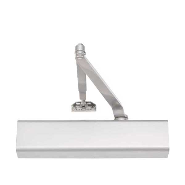 Norton - 8501 - Tri-Packed Manual Door Closer - Full Cover - Adjustable Arm - Sizes 1-6 - Satin Aluminum - Grade 1 - UHS Hardware Norton - 8501 - Tri-Packed Manual Door Closer - Full Cover - Adjustable Arm - Sizes 1-6 - Satin Aluminum - Grade 1 - UHS Hardware