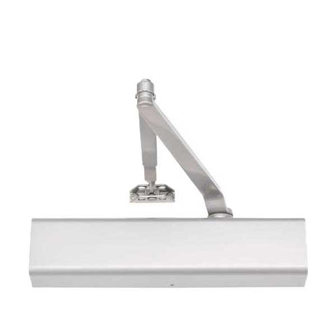 Norton - 8501 - Tri-Packed Manual Door Closer - Full Cover - Adjustable Arm - Sizes 1-6 - Satin Aluminum - Grade 1 - UHS Hardware Norton - 8501 - Tri-Packed Manual Door Closer - Full Cover - Adjustable Arm - Sizes 1-6 - Satin Aluminum - Grade 1 - UHS Hardware