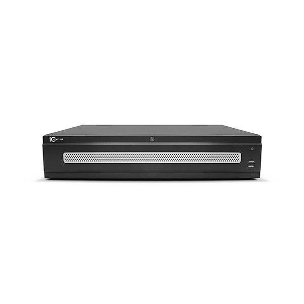 IC Realtime - NVR-EL64-2U12MP1 / 64Ch Rack-Mount NVR. 80TB Max (Starting At 10TB HDD) / 2xRJ45 / 12MP IP Support / 384Mbps Bandwidth / TAA Complliant