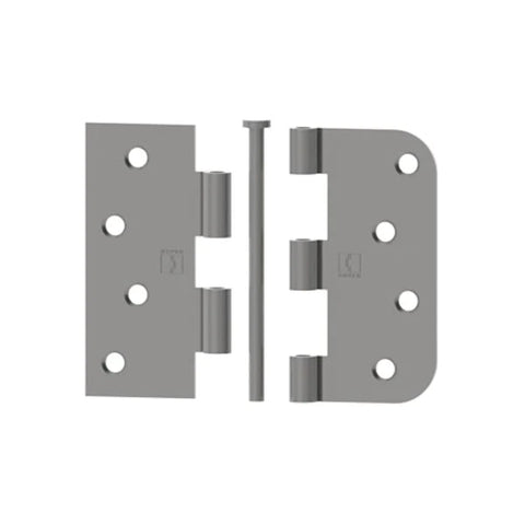 Hager - 8744 - 5-Knuckle - Square Corner by 5/8" Radius - Plain Bearing With Fasteners - Reversible - 4" x 4" - Optional Finish Hager - 8744 - 5-Knuckle - Square Corner by 5/8" Radius - Plain Bearing With Fasteners - Reversible - 4" x 4" - Optional Finish