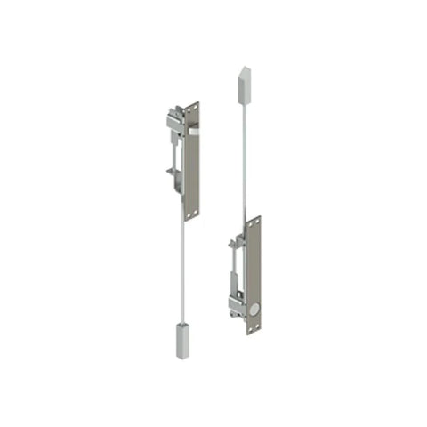 Hager - 293D - Constant Latching Flush Bolt Set for Inactive Metal - Satin Stainless Steel Hager - 293D - Constant Latching Flush Bolt Set for Inactive Metal - Satin Stainless Steel