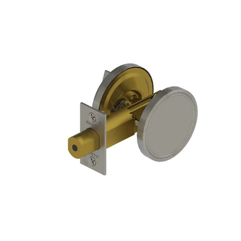 Hager - 3220 - Deadbolt - Thumbturn Only With Blank Plate - Satin Chrome Hager - 3220 - Deadbolt - Thumbturn Only With Blank Plate - Satin Chrome