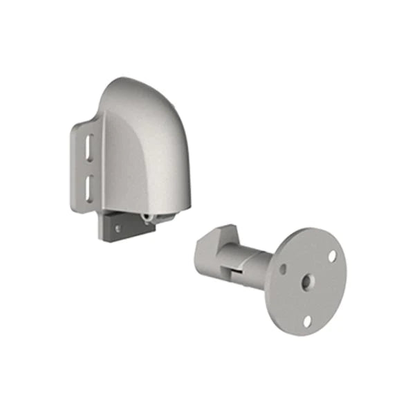 Hager - 327W - Automatic Wall Stop & Holder - Satin Chrome