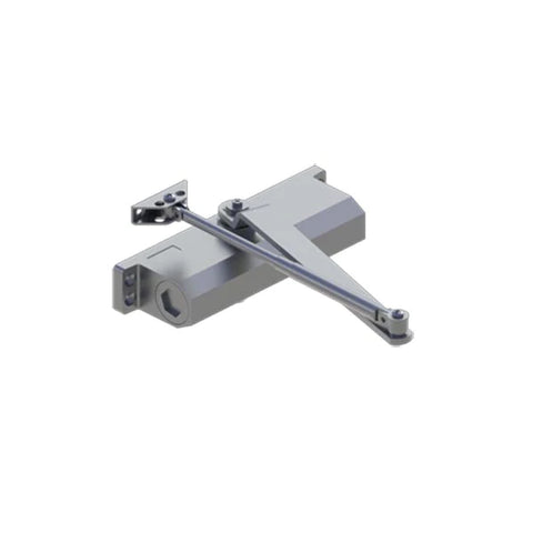 Hager - 5400 - Grade 2 Standard Duty Surface Door Closer - Adjustable Sizes 2-5 - Aluminum Hager - 5400 - Grade 2 Standard Duty Surface Door Closer - Adjustable Sizes 2-5 - Aluminum