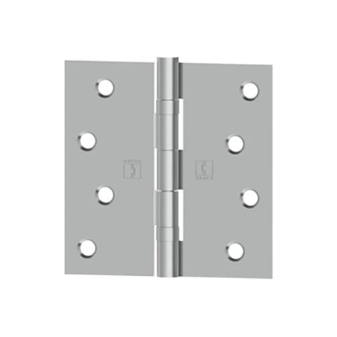 Hager - BB1741 - 5-Knuckle - Square Corner - Ball Bearing Hinges With Fasteners - Optional Size - Optional Finish Hager - BB1741 - 5-Knuckle - Square Corner - Ball Bearing Hinges With Fasteners - Optional Size - Optional Finish