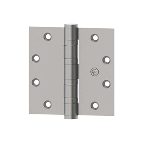 Hager - ECBB 1103 - Full Mortise - 5-Knuckle - Ball Bearing - Heavy Weight - 4.5" x 4.5" - Satin Stainless Steel - Optional Pin Function Hager - ECBB 1103 - Full Mortise - 5-Knuckle - Ball Bearing - Heavy Weight - 4.5" x 4.5" - Satin Stainless Steel - Optional Pin Function