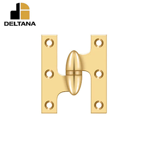 Deltana - 2-1/2" x 2" Hinge - Left Handed - Optional Finish Deltana - 2-1/2" x 2" Hinge - Left Handed - Optional Finish