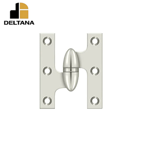 Deltana - 2-1/2" x 2" Hinge - Left Handed - Optional Finish Deltana - 2-1/2" x 2" Hinge - Left Handed - Optional Finish