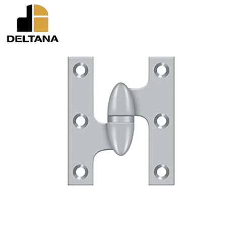 Deltana - 2-1/2" x 2" Hinge - Left Handed - Optional Finish Deltana - 2-1/2" x 2" Hinge - Left Handed - Optional Finish