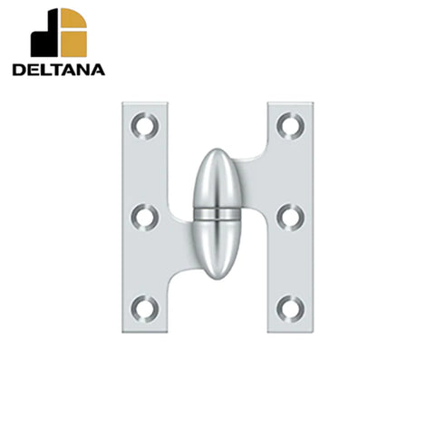 Deltana - 2-1/2" x 2" Hinge - Left Handed - Optional Finish Deltana - 2-1/2" x 2" Hinge - Left Handed - Optional Finish