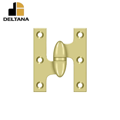 Deltana - 2-1/2" x 2" Hinge - Left Handed - Optional Finish Deltana - 2-1/2" x 2" Hinge - Left Handed - Optional Finish