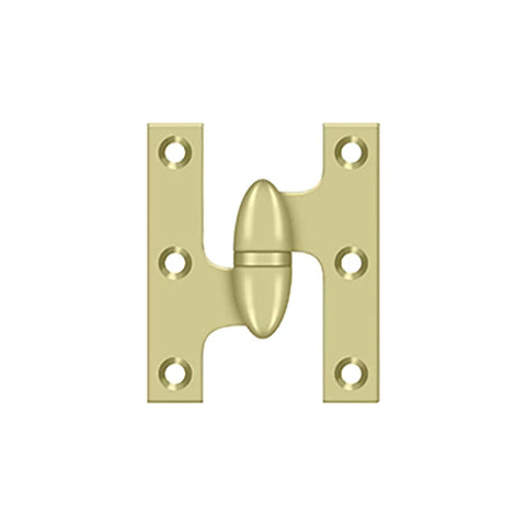 Deltana - 2-1/2" x 2" Hinge - Left Handed - Optional Finish Deltana - 2-1/2" x 2" Hinge - Left Handed - Optional Finish