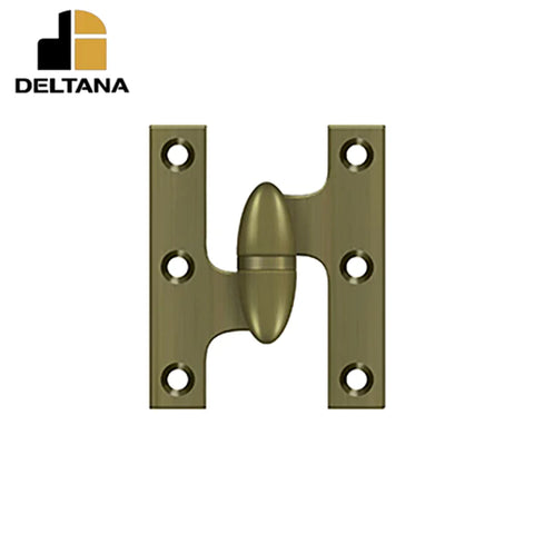 Deltana - 2-1/2" x 2" Hinge - Left Handed - Optional Finish Deltana - 2-1/2" x 2" Hinge - Left Handed - Optional Finish