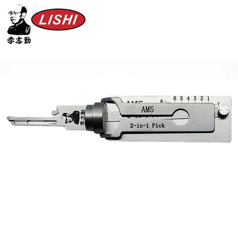 ORIGINAL LISHI - AM5 Tool / 2-in-1 / Padlock Pick & Decoder - AG ORIGINAL LISHI - AM5 Tool / 2-in-1 / Padlock Pick & Decoder - AG