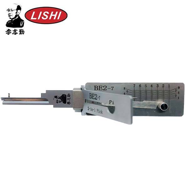 Original Lishi BE2 / 7-Pin / 2-in1 / Residential Tool / BEST A / Anti Glare - UHS Hardware Original Lishi BE2 / 7-Pin / 2-in1 / Residential Tool / BEST A / Anti Glare - UHS Hardware