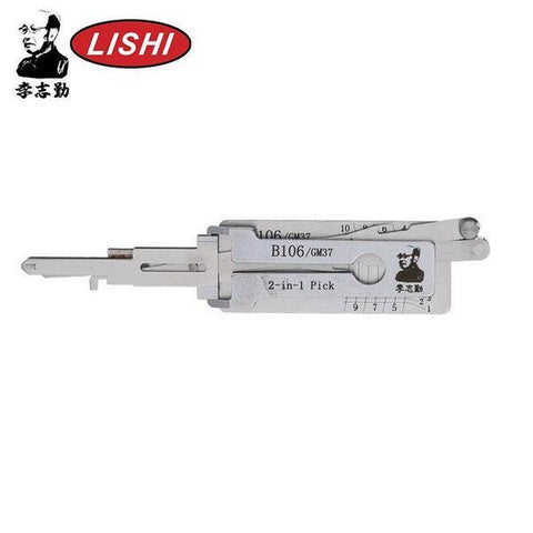 ORIGINAL LISHI GM37 / B106 / GM / 2-In-1 Pick & Decoder / Door & Trunk (non-warded) AG - UHS Hardware ORIGINAL LISHI GM37 / B106 / GM / 2-In-1 Pick & Decoder / Door & Trunk (non-warded) AG - UHS Hardware