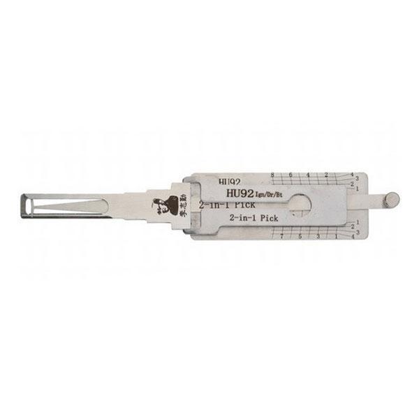 ORIGINAL LISHI HU92 / BMW / 2-in-1 Pick & Decoder / Ignition / Door / Trunk Single Lifter / Anti Glare - UHS Hardware ORIGINAL LISHI HU92 / BMW / 2-in-1 Pick & Decoder / Ignition / Door / Trunk Single Lifter / Anti Glare - UHS Hardware