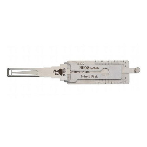 ORIGINAL LISHI HU92 / BMW / 2-in-1 Pick & Decoder / Ignition / Door / Trunk Single Lifter / Anti Glare - UHS Hardware ORIGINAL LISHI HU92 / BMW / 2-in-1 Pick & Decoder / Ignition / Door / Trunk Single Lifter / Anti Glare - UHS Hardware