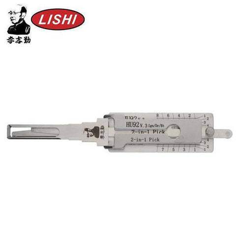 ORIGINAL LISHI HU92 / BMW / 2-in-1 Pick & Decoder / Ignition / Door / Trunk Twin Lifter - UHS Hardware ORIGINAL LISHI HU92 / BMW / 2-in-1 Pick & Decoder / Ignition / Door / Trunk Twin Lifter - UHS Hardware