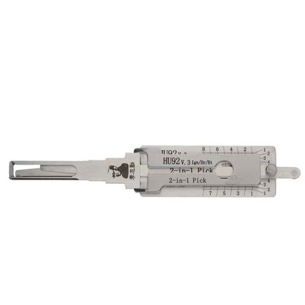 ORIGINAL LISHI HU92 / BMW / 2-in-1 Pick & Decoder / Ignition / Door / Trunk Twin Lifter - UHS Hardware ORIGINAL LISHI HU92 / BMW / 2-in-1 Pick & Decoder / Ignition / Door / Trunk Twin Lifter - UHS Hardware