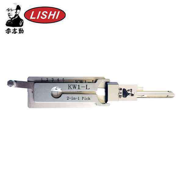 ORIGINAL LISHI - KW1-L- 5-Pin Kwikset Keyway Tool – 2-in-1 Pick - Left Hand / Reverse - UHS Hardware ORIGINAL LISHI - KW1-L- 5-Pin Kwikset Keyway Tool – 2-in-1 Pick - Left Hand / Reverse - UHS Hardware