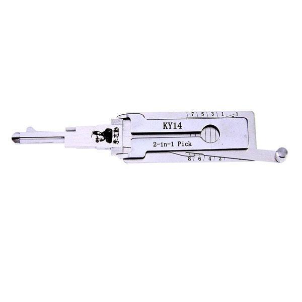 ORIGINAL LISHI Kia / KY14 / 8-Cut / DR / BT / 2-in-1 / Pick & Decoder - UHS Hardware ORIGINAL LISHI Kia / KY14 / 8-Cut / DR / BT / 2-in-1 / Pick & Decoder - UHS Hardware